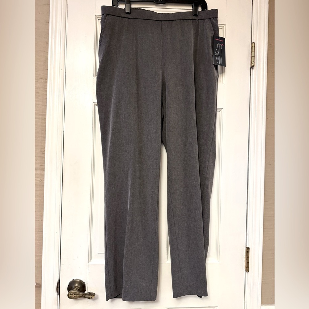 Briggs New York Dark Gray Straight Leg Pants